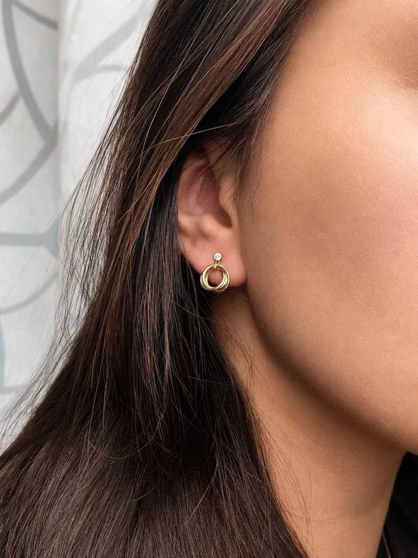 NEW Серьги Cartier Trinity Brilliant-cut diamonds 2 NEW Серьги Cartier Trinity Brilliant-cut diamonds 2