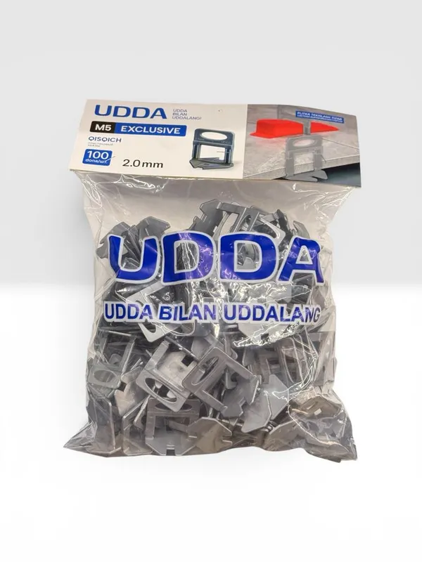 UDDA M5 Exclusive 2.0 mm plitka tekislash qisqichi 100 dona