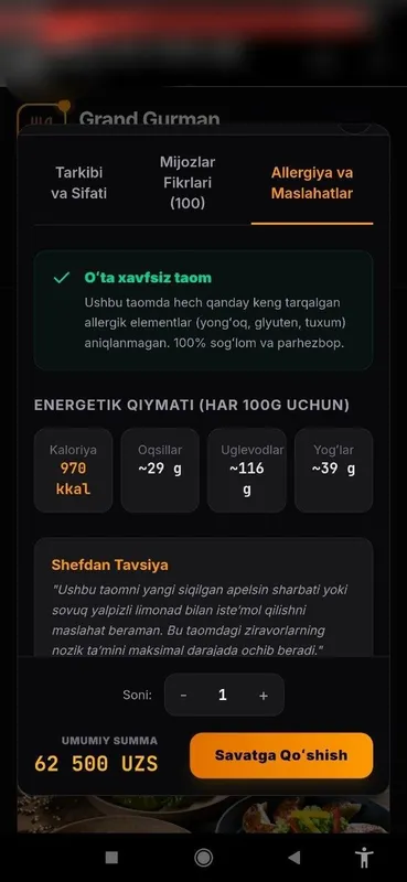 Online menu narxi 8mln 6 Online menu narxi 8mln 6