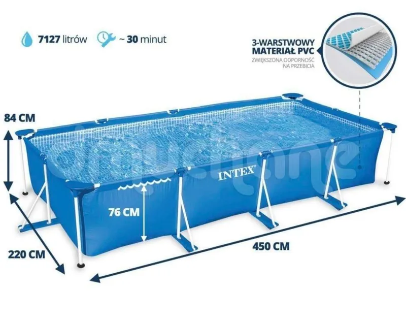 Basseyn intex orginal 450x220x84 sm