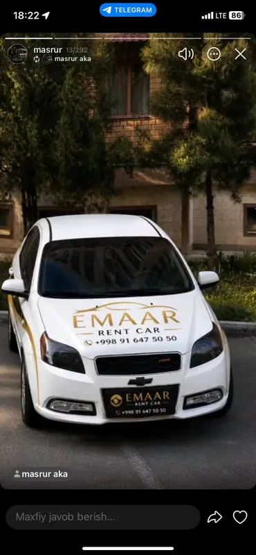 Rent car Suxoy arenda Quruq ijara — фото 4