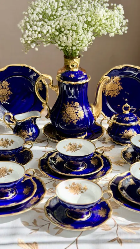 Винтажный чайный сервиз Edelstein Bavaria Maria Theresia