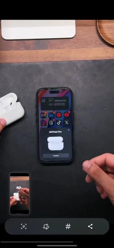 Simsiz quloqchinlar Air Pods Pro, Android va IOS telefonlar uchun Te — фото 1