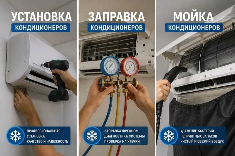 Обслуживание кондиционера. Заправка-Чистка-Ремонт., — фото 1