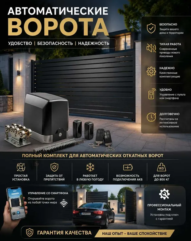 Автоматика ворот с гарантией | Профессиональная установка 2 Автоматика ворот с гарантией | Профессиональная установка 2