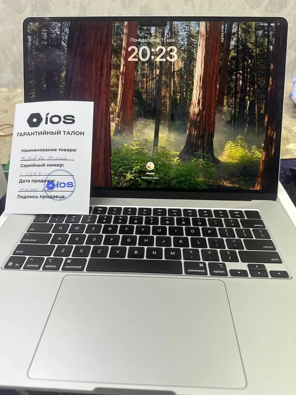 MacBook Air m4 15 inch silver