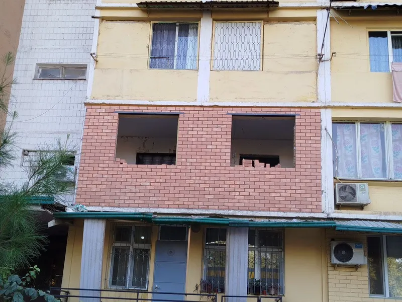 Balkonga g'isht teramiz.Kladka balkon.Керпичнач кладка балканов — фото 4