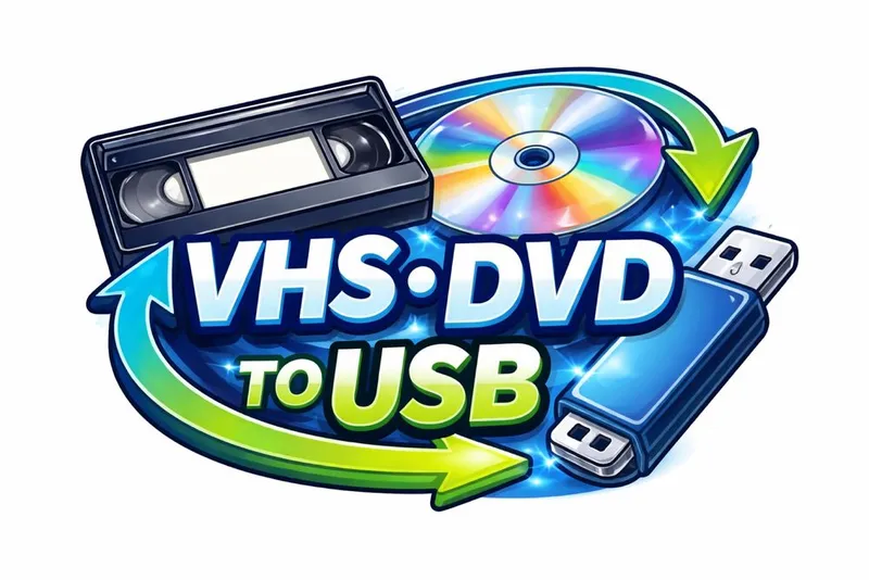 VHS kasetadan fleshga DVDdiskdan videoko’chirish