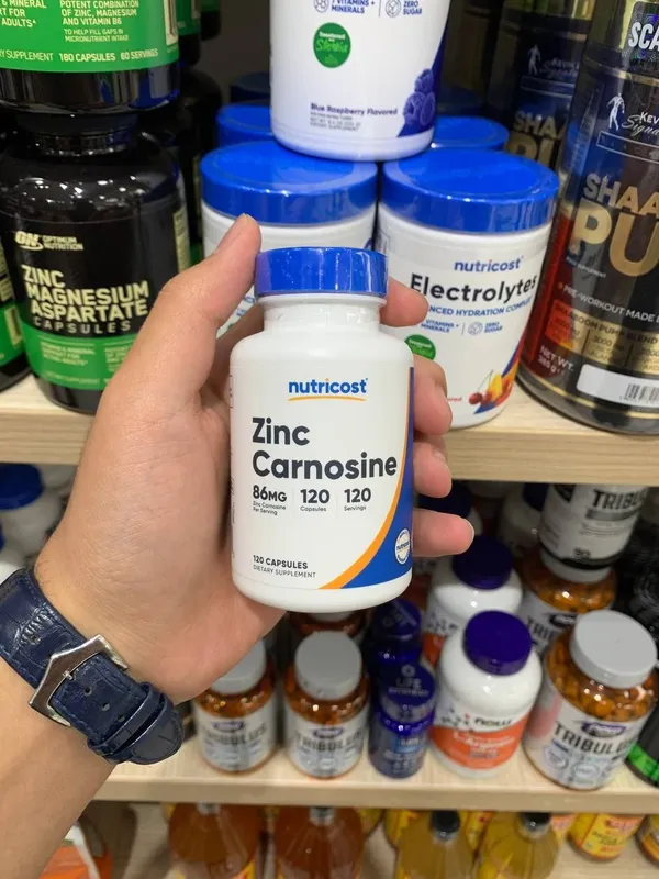 Nutricost Zinc Carnosine 86 mg (120 capsules) Nutricost Zinc Carnosine 86 mg (120 capsules)