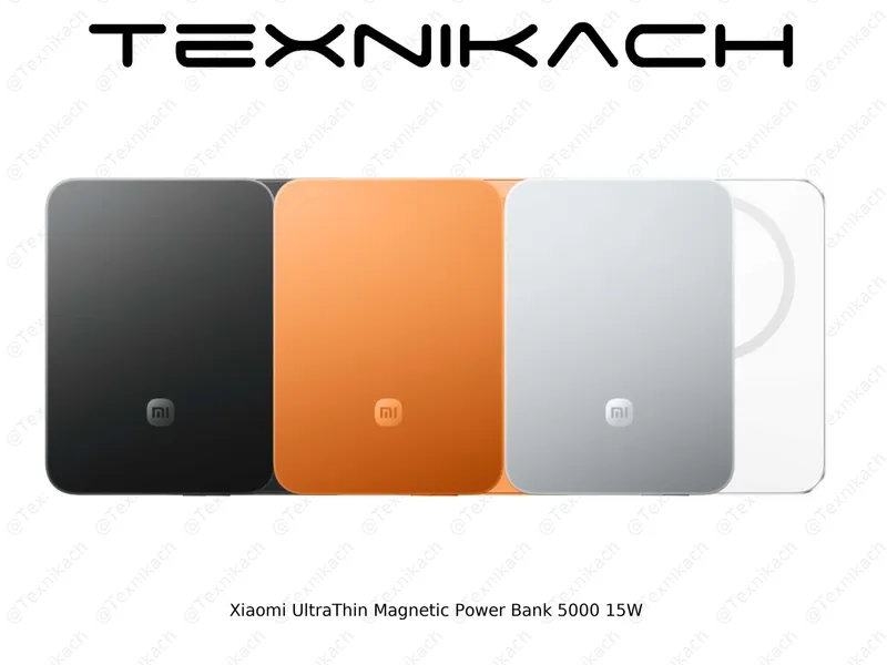 Xiaomi UltraThin Magnetic Power Bank 5000 15W • Доставка