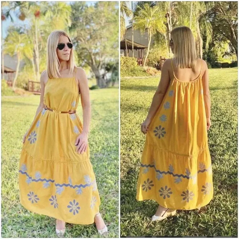 Новое платье - макси Zara Limited Edition с вышивкой M Доставка Беспла — фото 3
