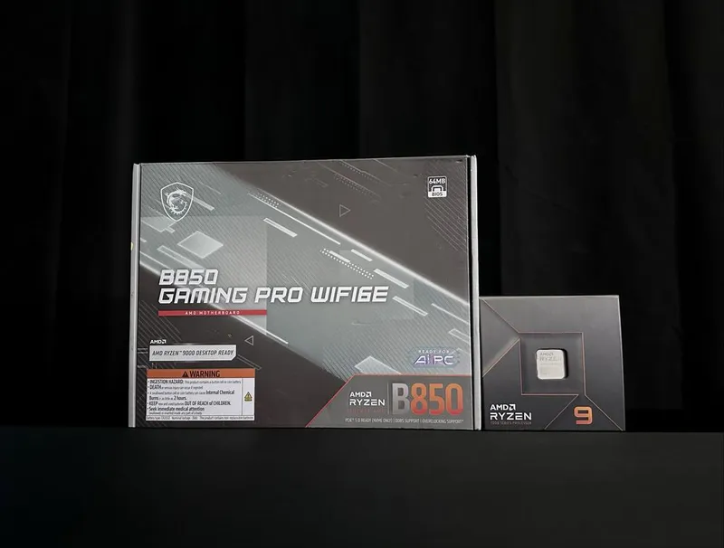AMD Ryzen 9 7900X + MSI B850 Gaming Pro WiFi