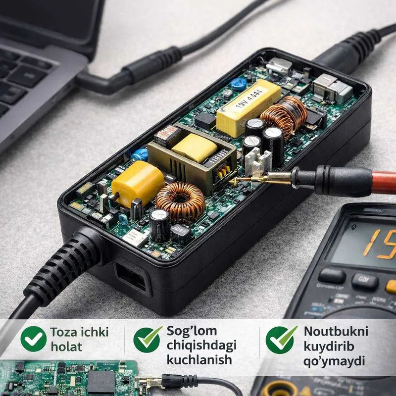 Aksiya! yetkazish noutbuk zaryadka (acer asus hp lenovo) — фото 1