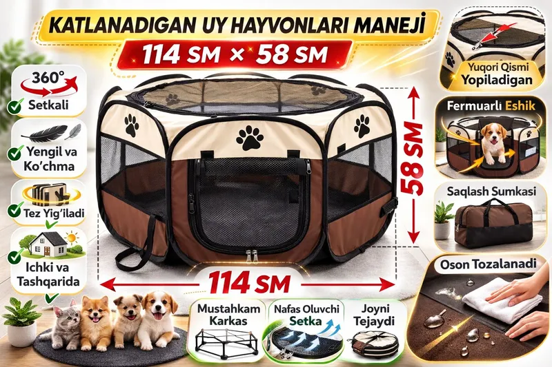 Вольер манеж для кошек, собак 2 Вольер манеж для кошек, собак 2