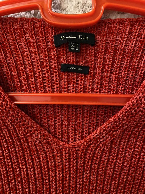 джемпер Massimo dutti с V образным вырезом 2 джемпер Massimo dutti с V образным вырезом 2