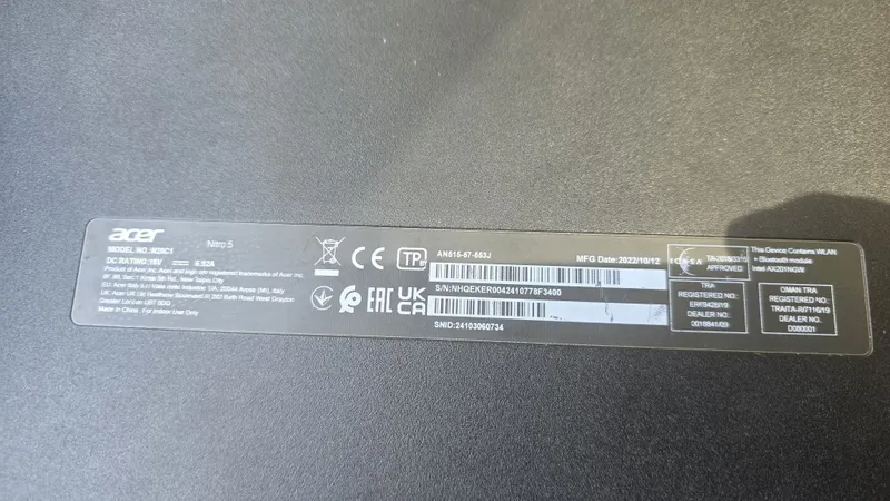 Здравствуйте, продаётся ноутбук Acer NITRO 5 3