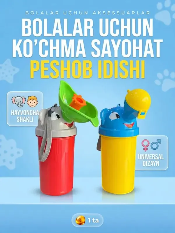 Oʻgʻil va Qiz bolalar ushlagichli peshob idishi 1 Oʻgʻil va Qiz bolalar ushlagichli peshob idishi 1