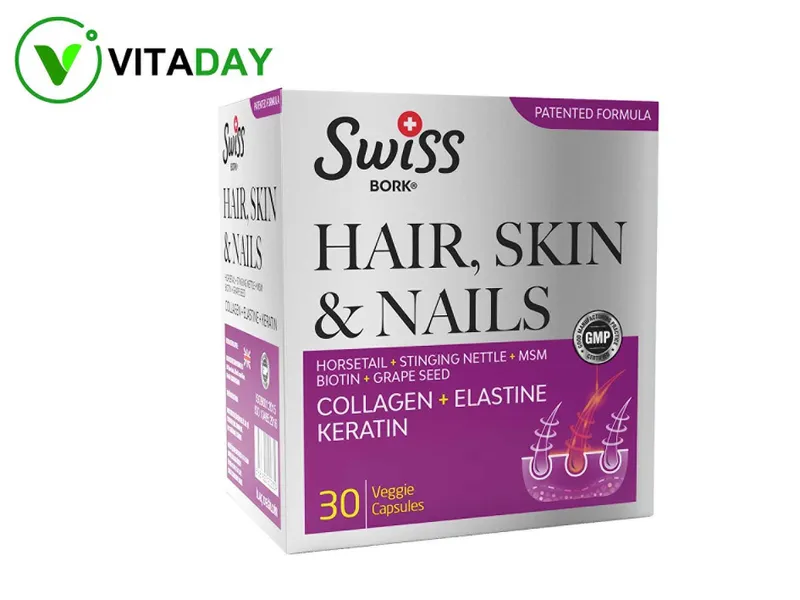 Swiss Bork Hair Skin Nails 30 Capsules 1 Swiss Bork Hair Skin Nails 30 Capsules 1