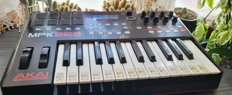 Миди клавиатура Akai Pro MPK225 USB — фото 2
