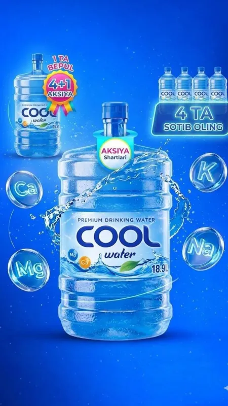 COOL WATER — premium darajadagi ichimlik suvi — фото 1
