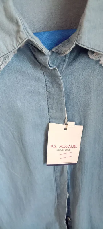 Джинсовая рубашка туника Polo Турция 2 Джинсовая рубашка туника Polo Турция 2