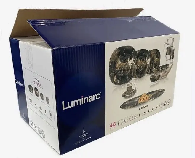 Столовый сервиз Luminarc Neo Carina Ruggi 46 предметов (V0765) Столовый сервиз Luminarc Neo Carina Ruggi 46 предметов (V0765)