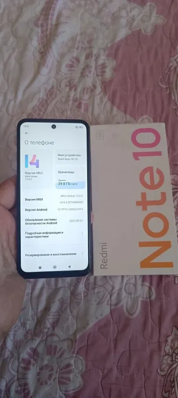 Xiaomi Redmi Note 10 5G 6+5/128GB Black Gray Igravoy Karobka Yaxshi — фото 4