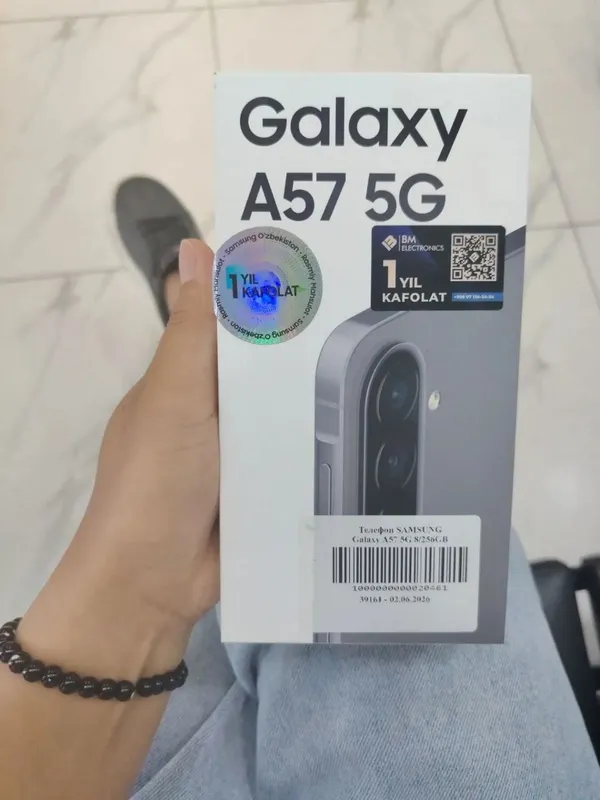 Samsung galaksiy A57/8.256 xotira
