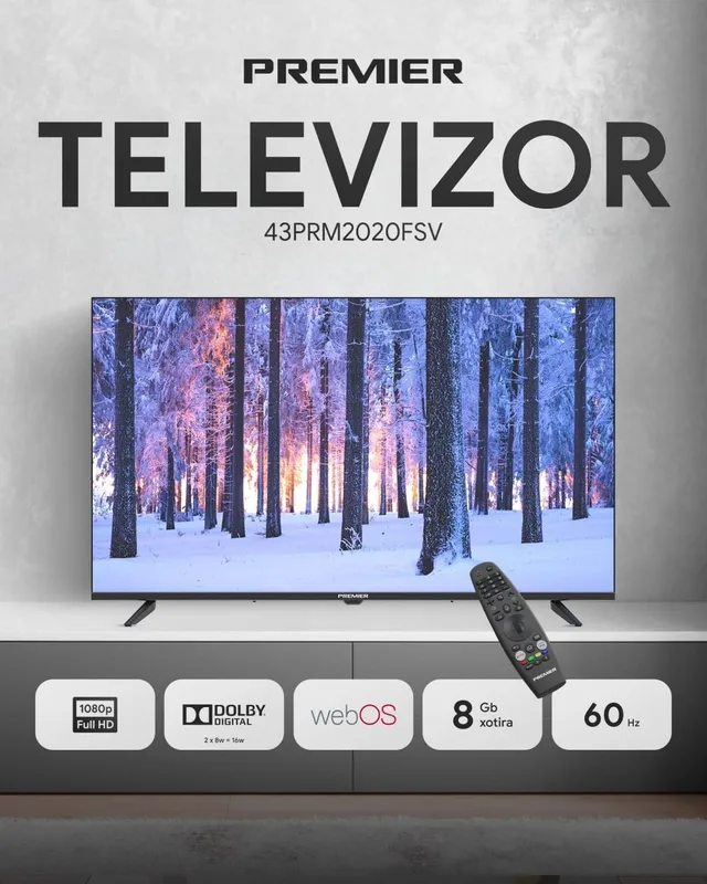 Tv 43PRM2020FSV Webos Platforma Операционная система - webOS Official