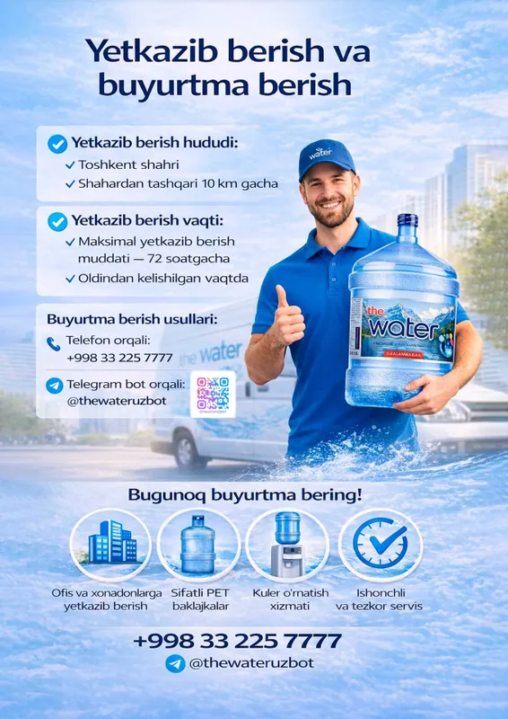 19L suv + tez yetkazib berish (aksiya bor) 7 19L suv + tez yetkazib berish (aksiya bor) 7
