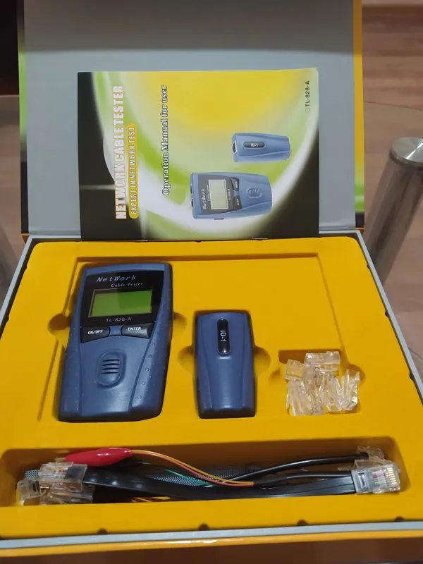 Тестер Кабеля «многофункциональный» RJ-45 (HT-C008) (TL-828A) (12-1009 2 Тестер Кабеля «многофункциональный» RJ-45 (HT-C008) (TL-828A) (12-1009 2