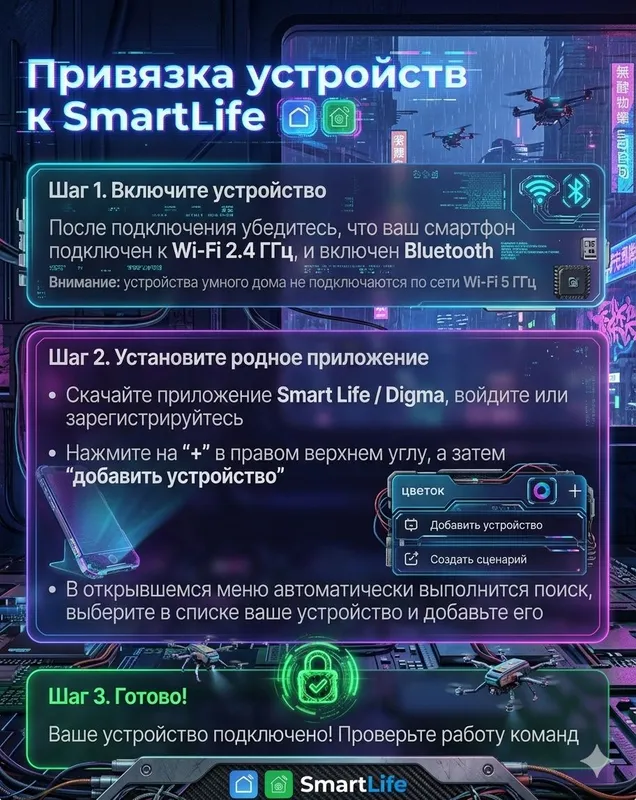 Умный термометр - гигрометр WiFi Tuya, Алиса — фото 5
