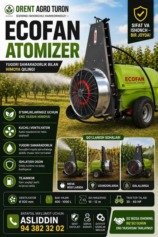 ECOFAN Atomizer 2000 ECOFAN Atomizer 2000
