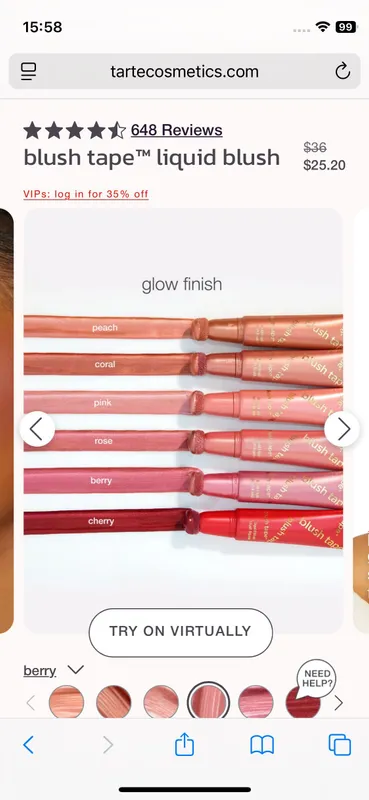 Жидкие румяна Tarte — фото 2