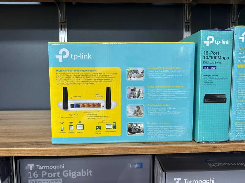 Wifi роутер TP Link N300 TL-WR841N router tplink tp link — фото 1