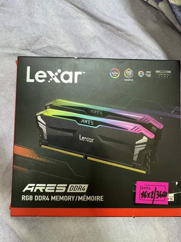 Оперативная память Lexar ARES RGB DDR4 32GB (2x16GB) 3600MHz 2 Оперативная память Lexar ARES RGB DDR4 32GB (2x16GB) 3600MHz 2