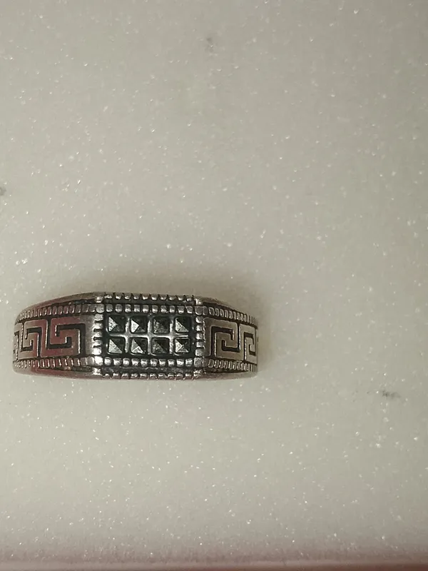 Серебряный кольцо мужское 925 проба — фото 2