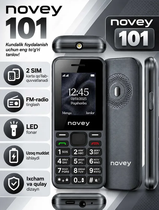 Novey 101 tugmali mobil telefon 4