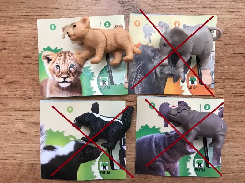Игрушки Киндер / Животные Натунс / Natoons Kinder / Новый