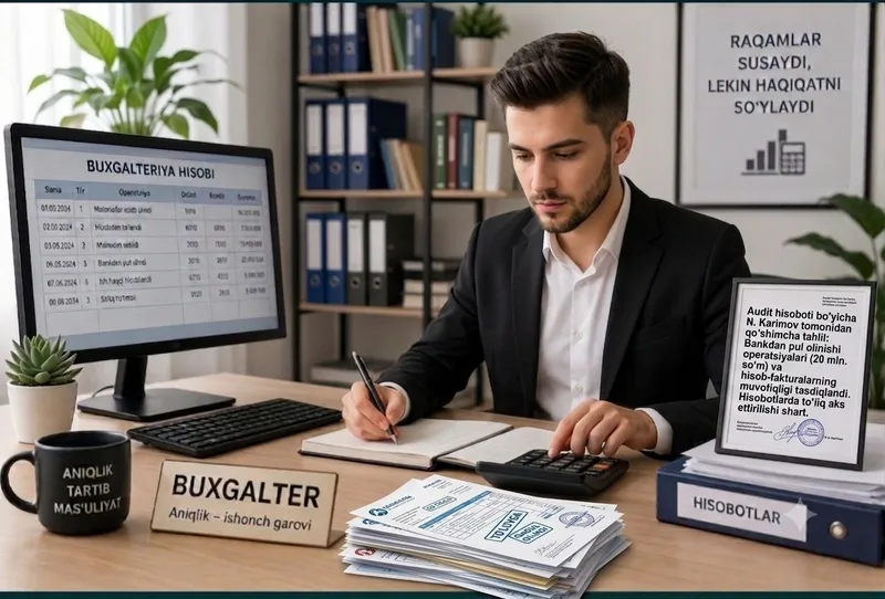Sifatli Buhgalteriya xizmatlarini taklif qilamiz.