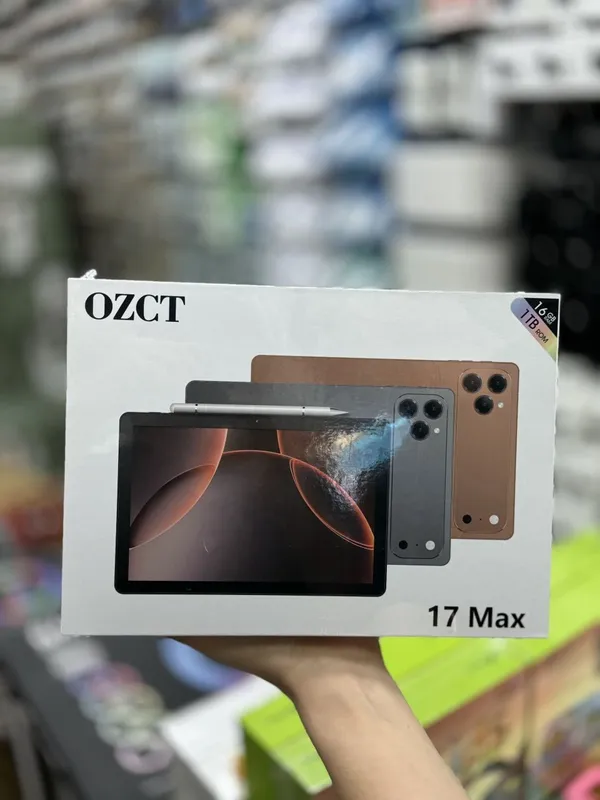 17 Max planshet — yangi, katta ekranli, 16GB/1TB xotirali (Optom)