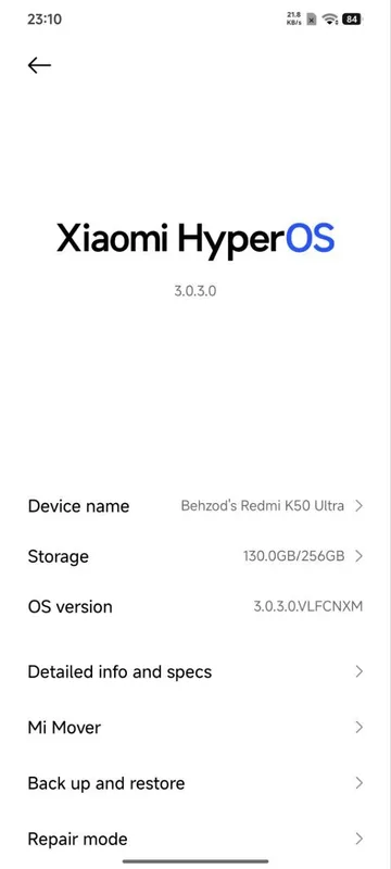 Redmi K50 ULTRA 6 Redmi K50 ULTRA 6