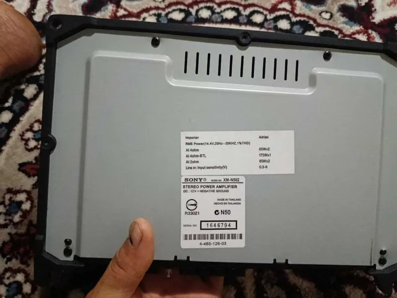 Sony Usilitel 500w 2