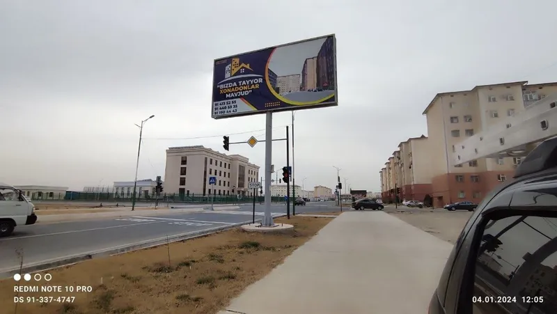 Bannerlarda reklama/Андижонда билбордларда реклама/Реклама на билборда — фото 2