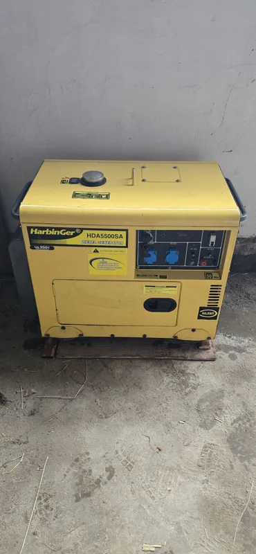 Генератор 5кВт Harbinger HDA5500SA работает на солярке