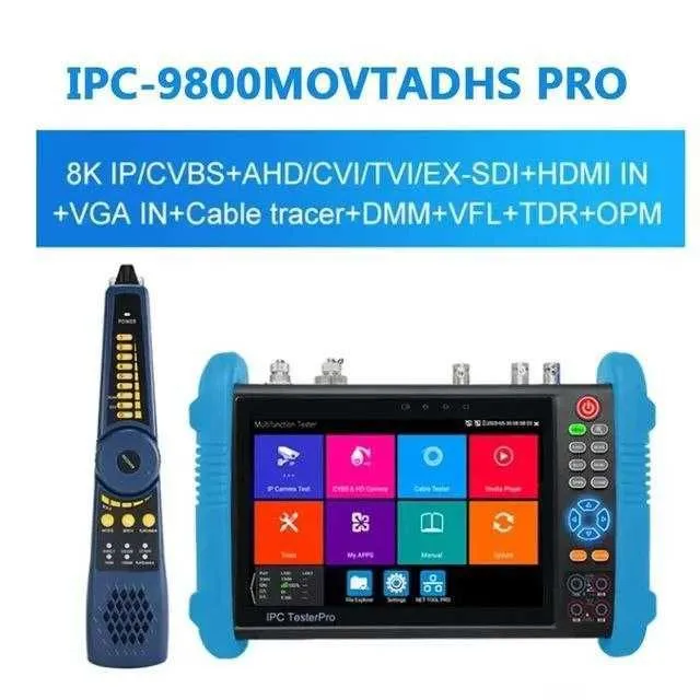 IPC tester 8k universal / IPC тестер 8к для камера с шупом 3 IPC tester 8k universal / IPC тестер 8к для камера с шупом 3