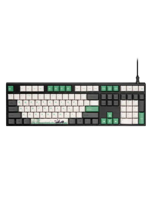 Механическая клавиатура Varmilo VEM108 Panda EC V2 Rose, 108 клавиш, USB 2.0, EN/RU, белая подсветка — фото 1