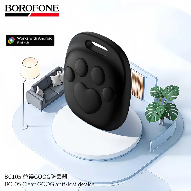 Borofone BC105 Smart AirTag android device Gps трекер & собак и кошек — фото 2