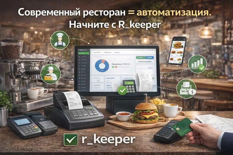 Современный ресторан = автоматизация. Начните с R_keeper