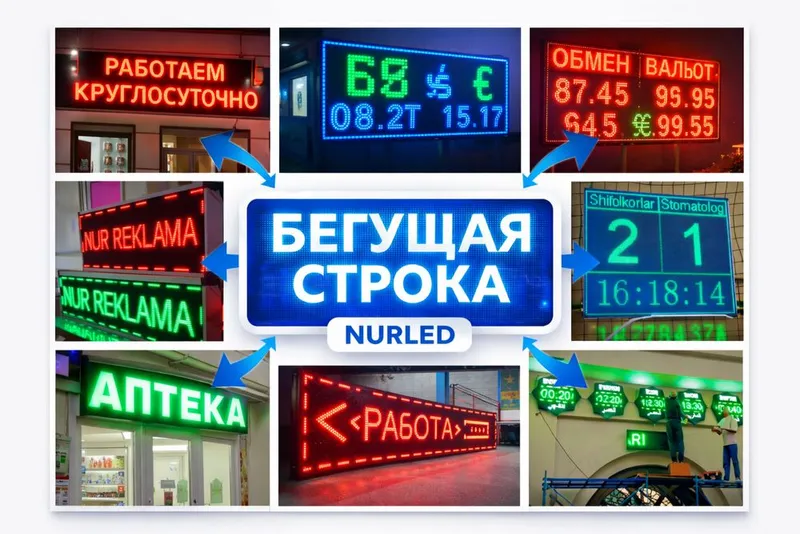 Бегущая строка ОПТОМ